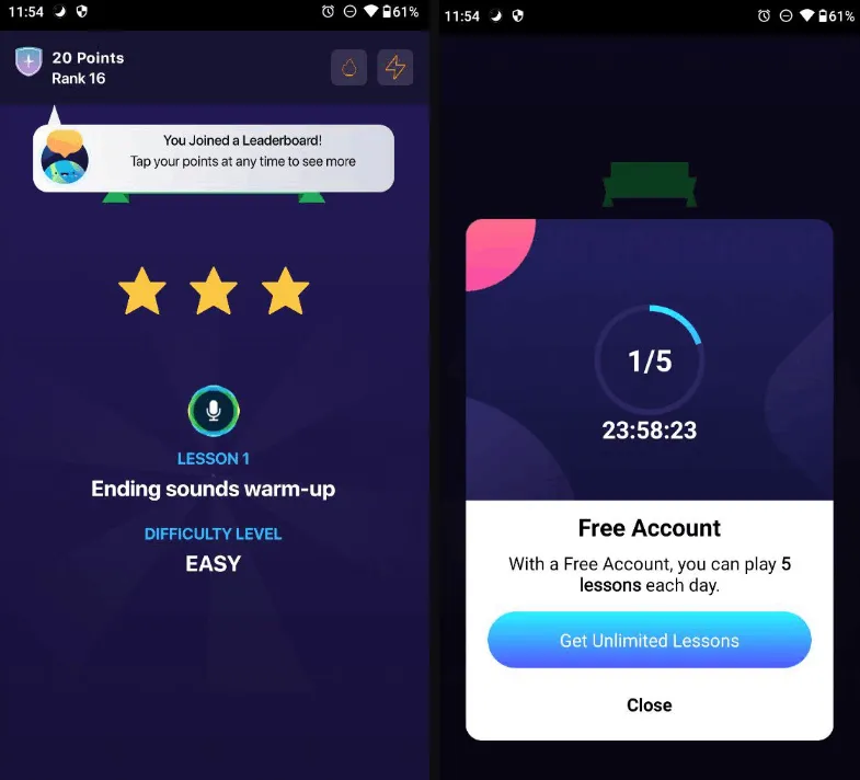 ELSA-Android App to improve your English pronunciation